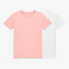 Unisex fit pocket tee 2-pack