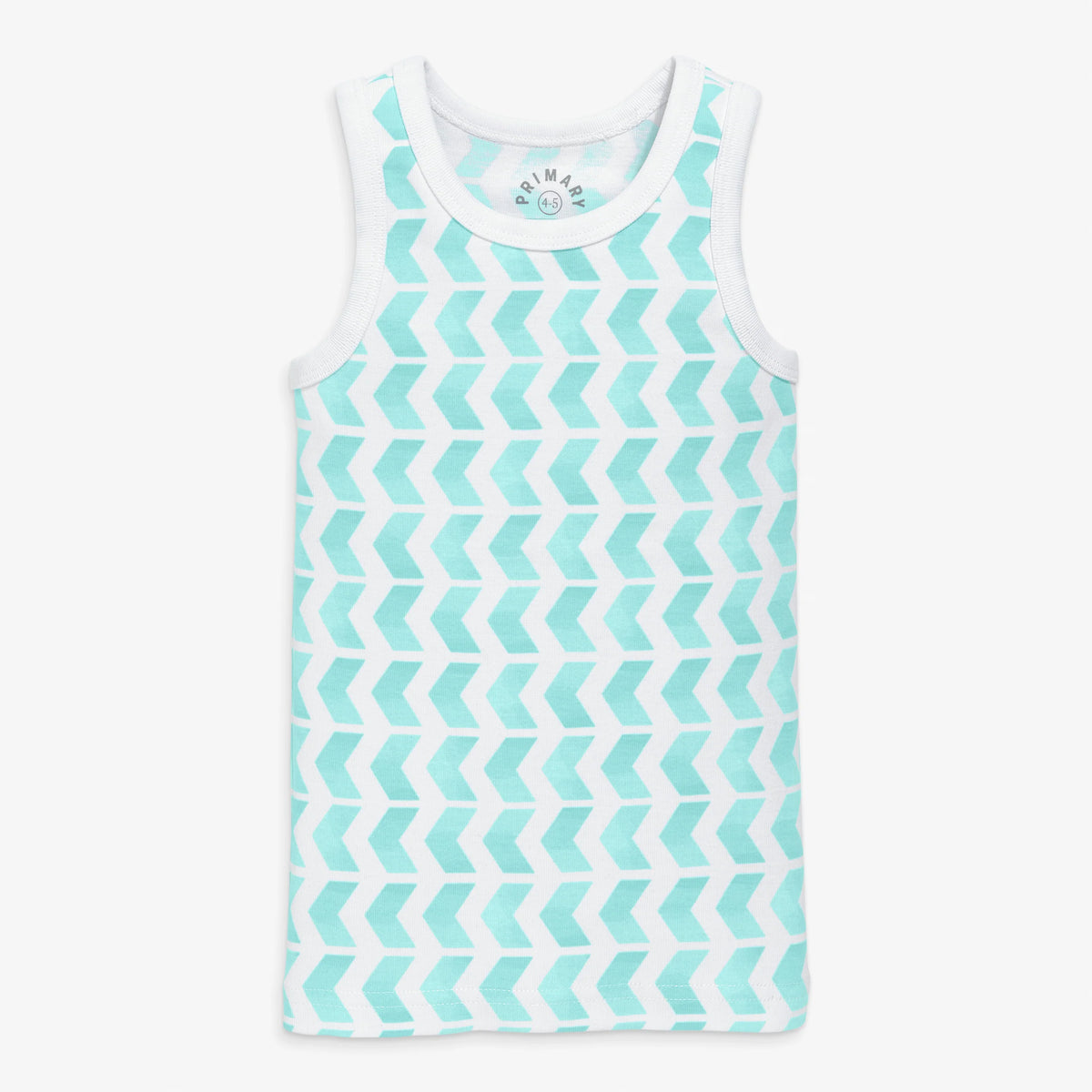Clearance kids organic pj tank in tile