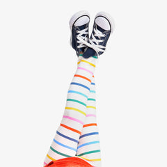 Kids legging in candy stripe
