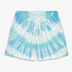 Kids park short in tie-dye