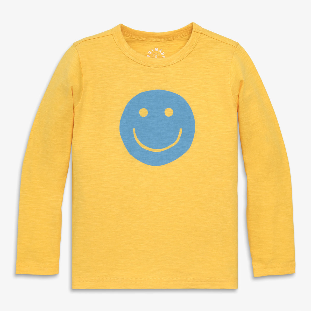 Kids long sleeve happy face tee