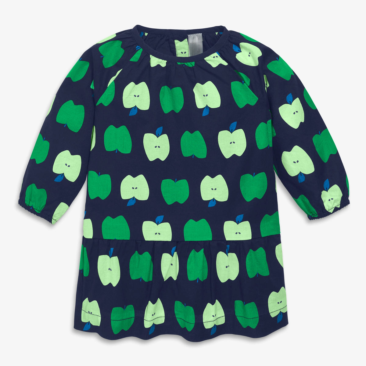 Clearance baby popover dress in apple orchard