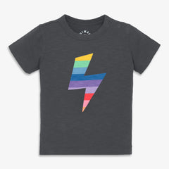Baby rainbow bolt tee