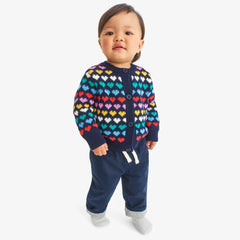 Baby lined stretch chino drawstring pant