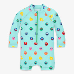 Baby Sesame Street one-piece rash guard