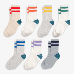 Kids athletic sock 7-pack